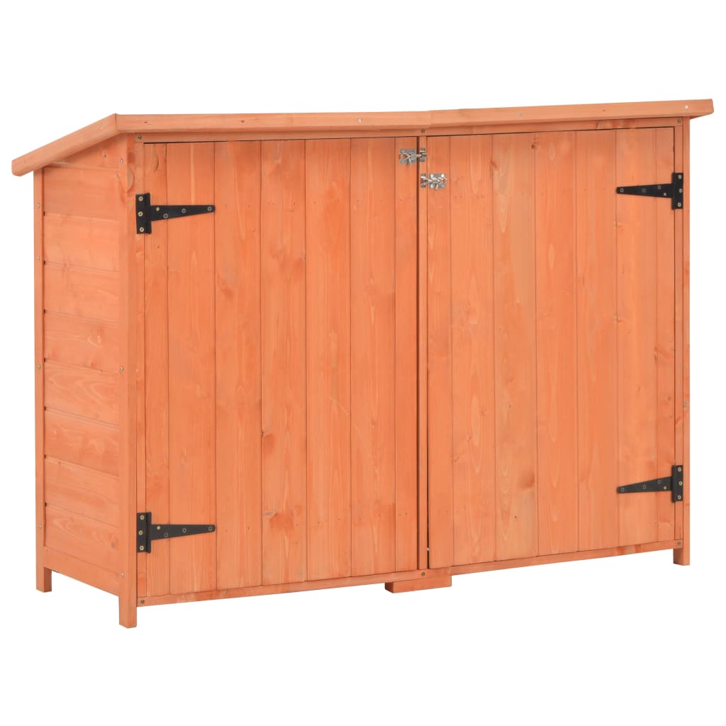 NNEVL Garden Storage Shed 120x50x91 cm Wood-0