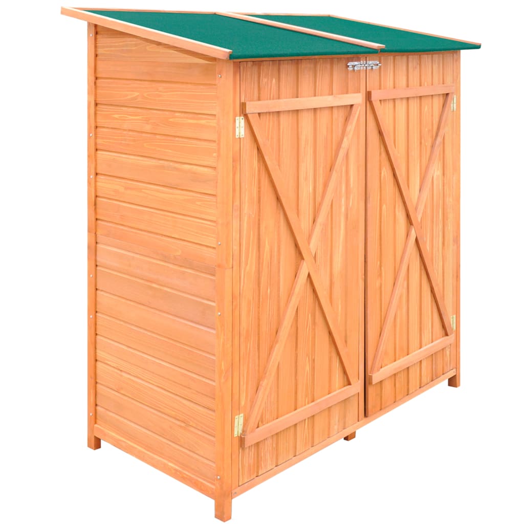 NNEVL Wooden Shed Garden Tool Shed Storage Room Large-1