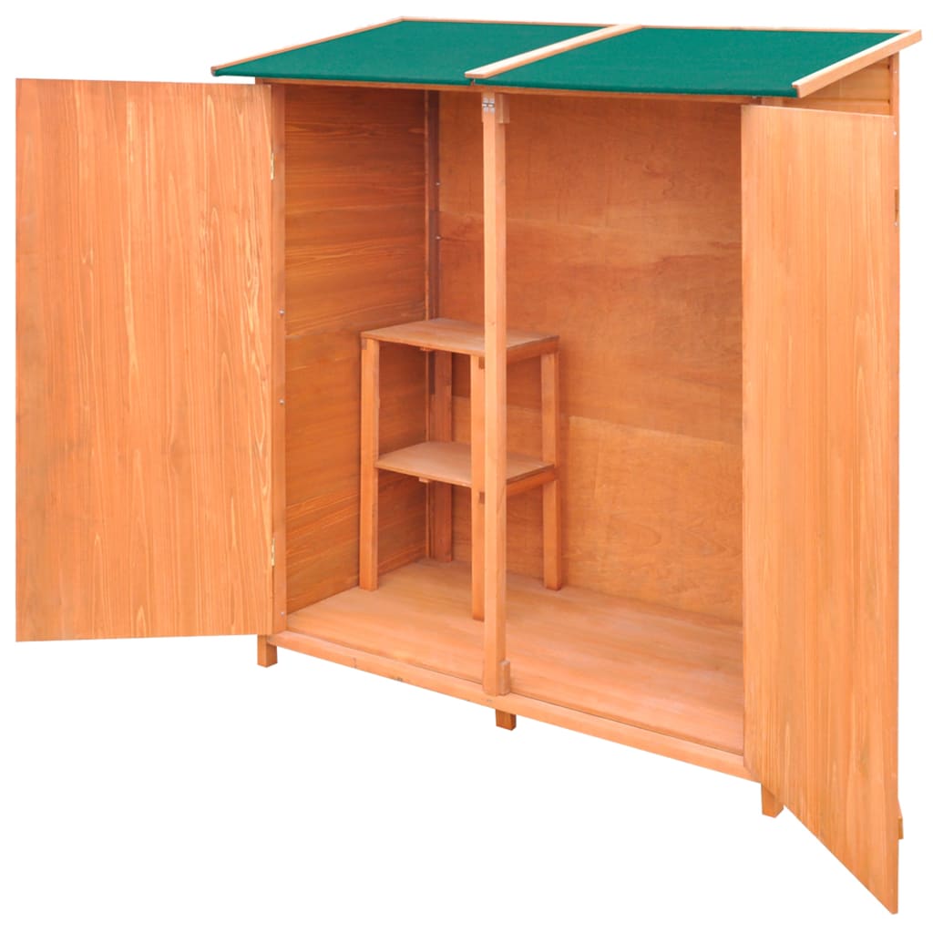 NNEVL Wooden Shed Garden Tool Shed Storage Room Large-2