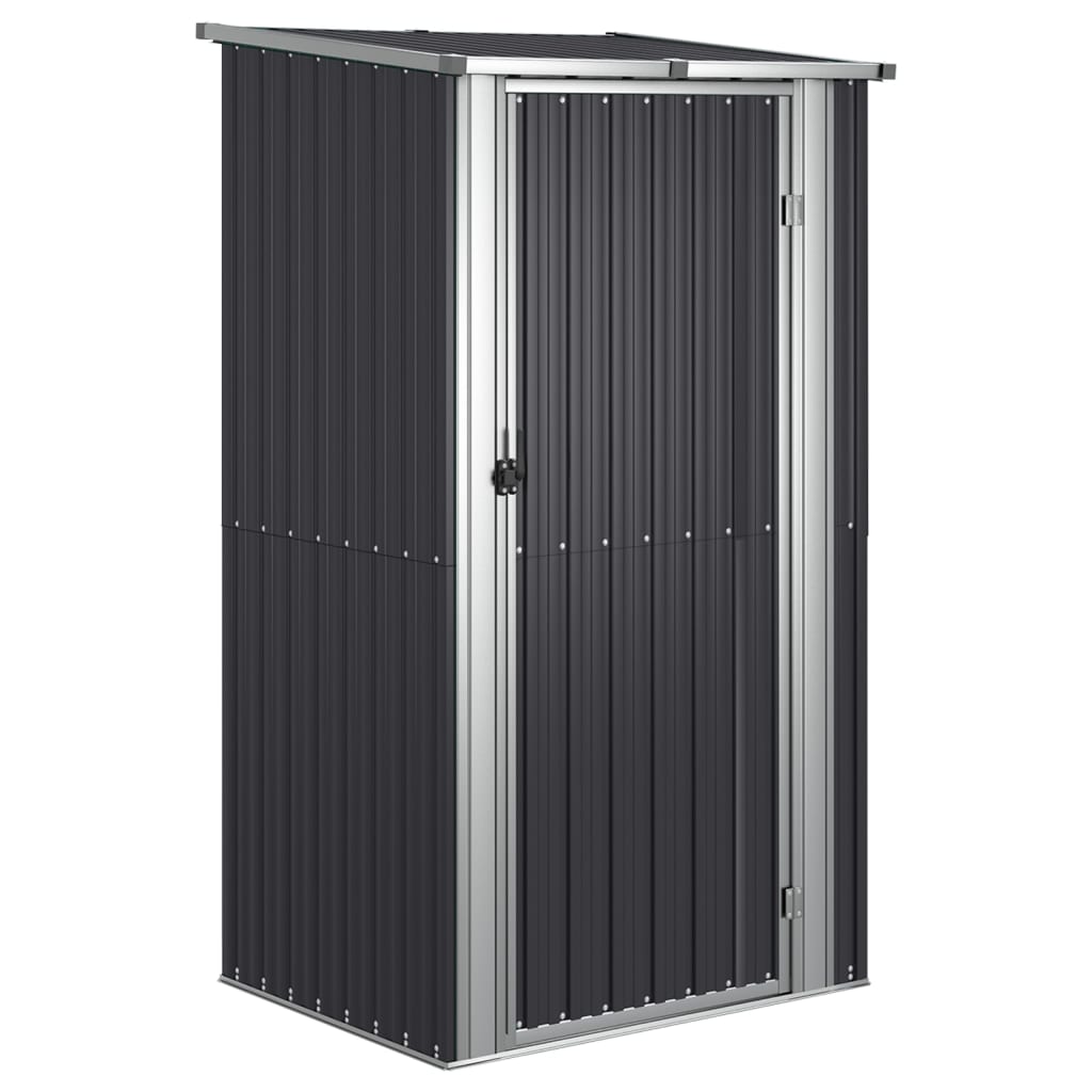 NNEVL Garden Shed Anthracite 118.5x97x209.5 cm Galvanised Steel-1
