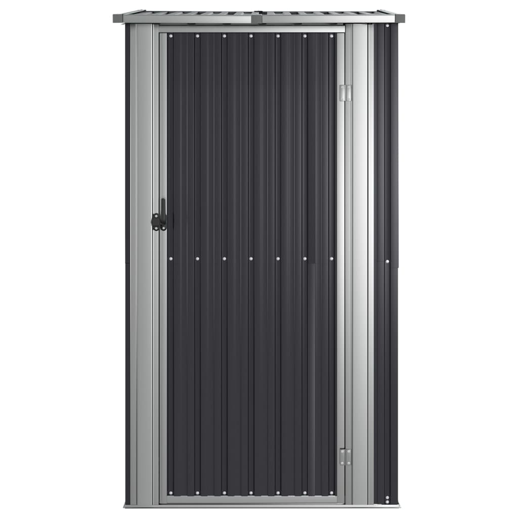 NNEVL Garden Shed Anthracite 118.5x97x209.5 cm Galvanised Steel-3