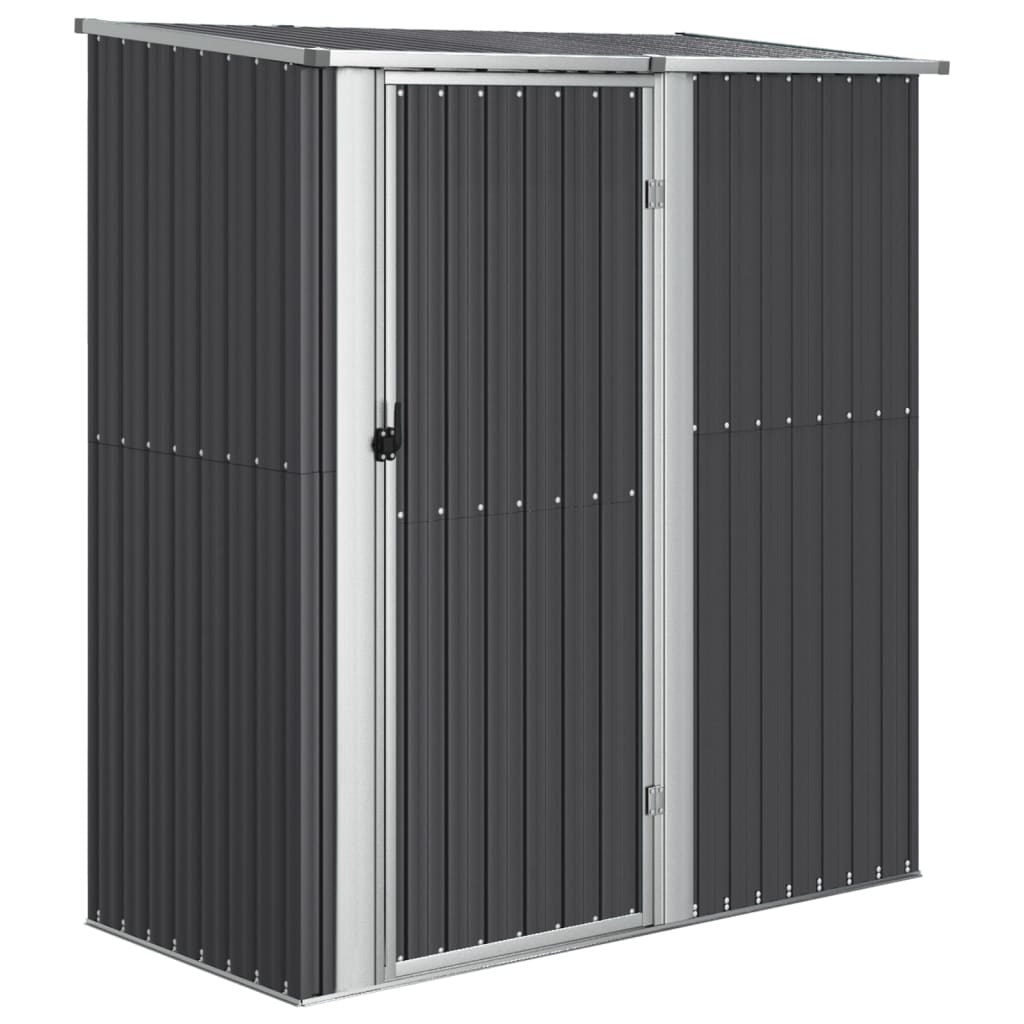 NNEVL Garden Shed Anthracite 180.5x97x209.5 cm Galvanised Steel-1