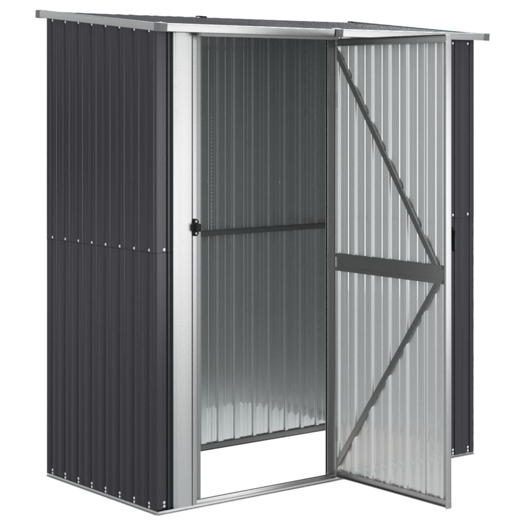 NNEVL Garden Shed Anthracite 180.5x97x209.5 cm Galvanised Steel-3