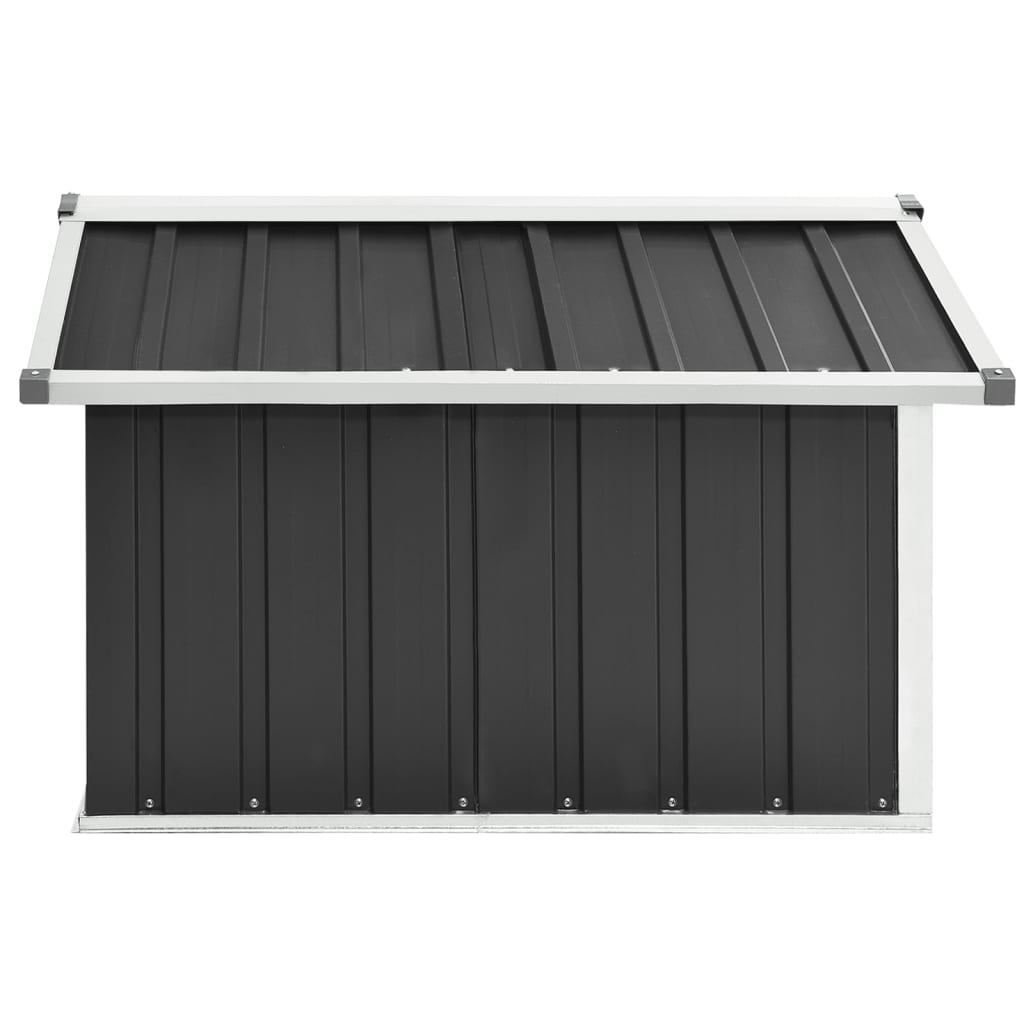 NNEVL Garden Robot Lawnmower Shed 92x97x63 cm Galvanised Steel Anthracite-4