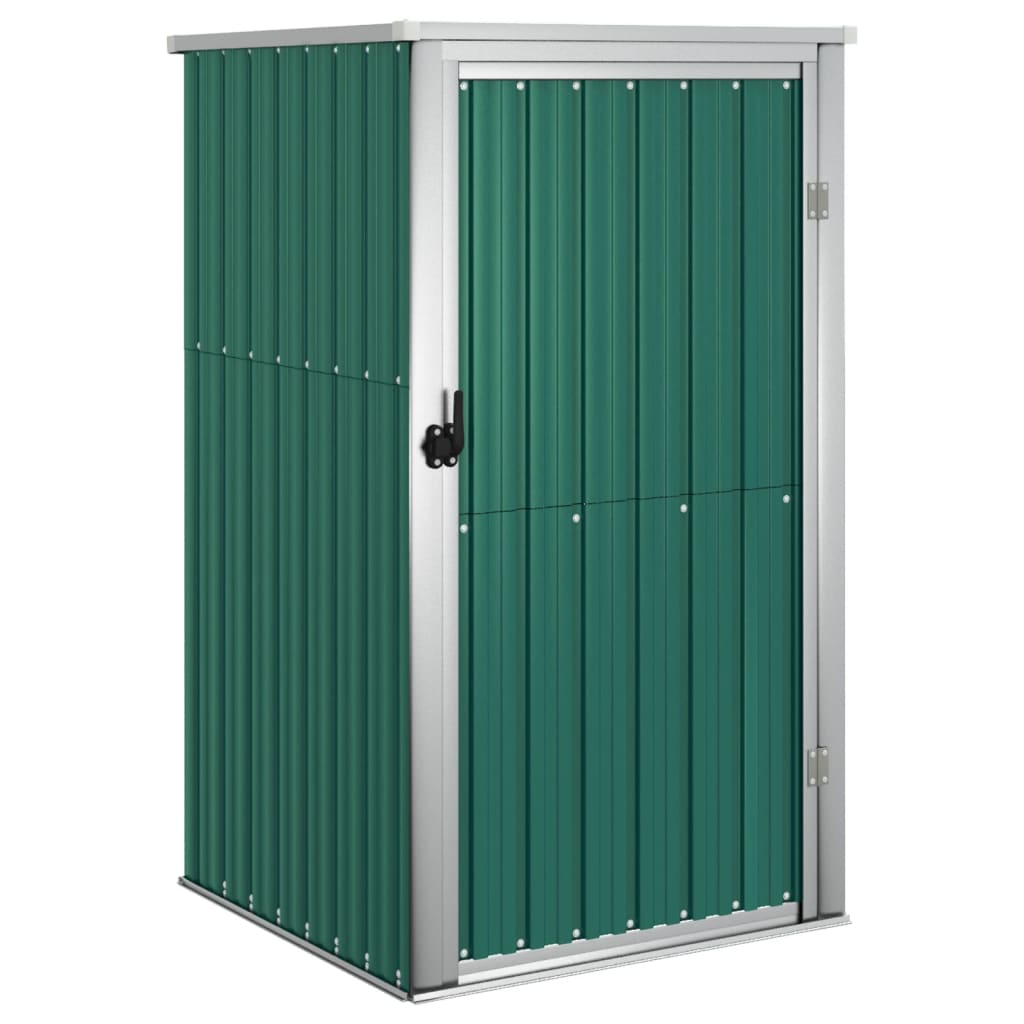 NNEVL Garden Tool Shed Green 88x89x161 cm Galvanised Steel-1