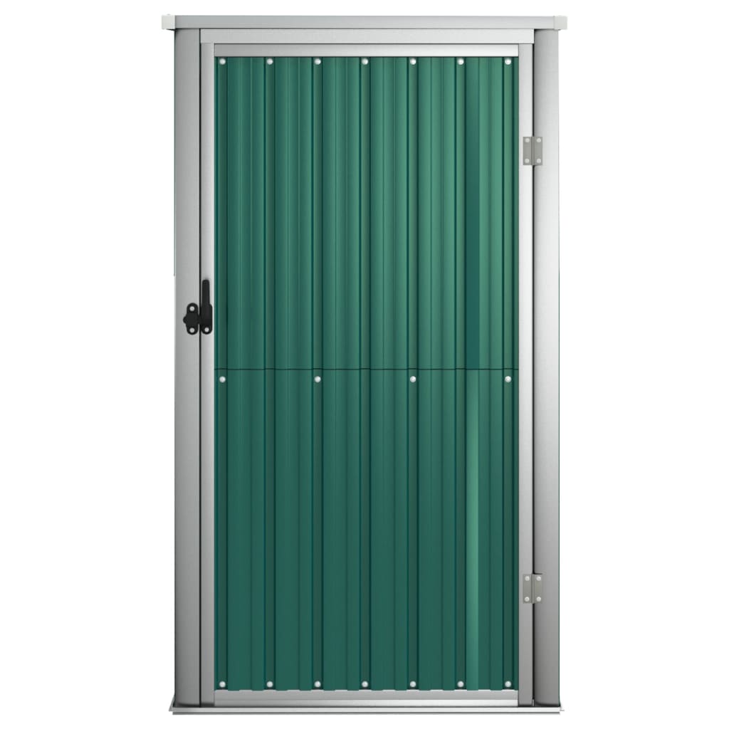 NNEVL Garden Tool Shed Green 88x89x161 cm Galvanised Steel-2