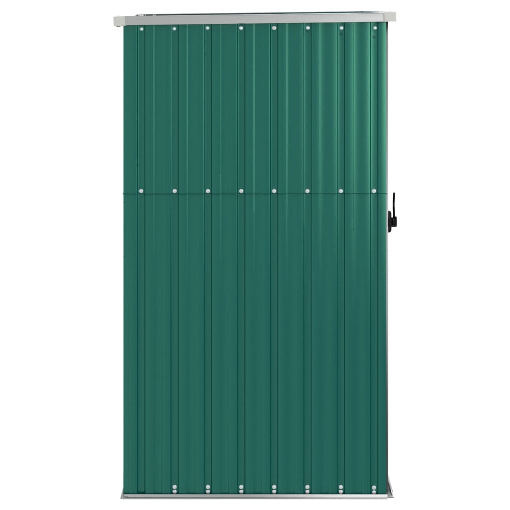 NNEVL Garden Tool Shed Green 88x89x161 cm Galvanised Steel-3