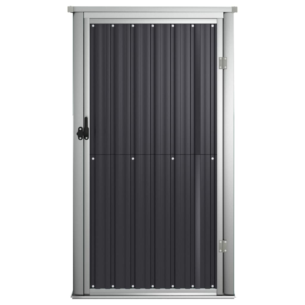 NNEVL Garden Tool Shed Anthracite 88x89x161 cm Galvanised Steel-2