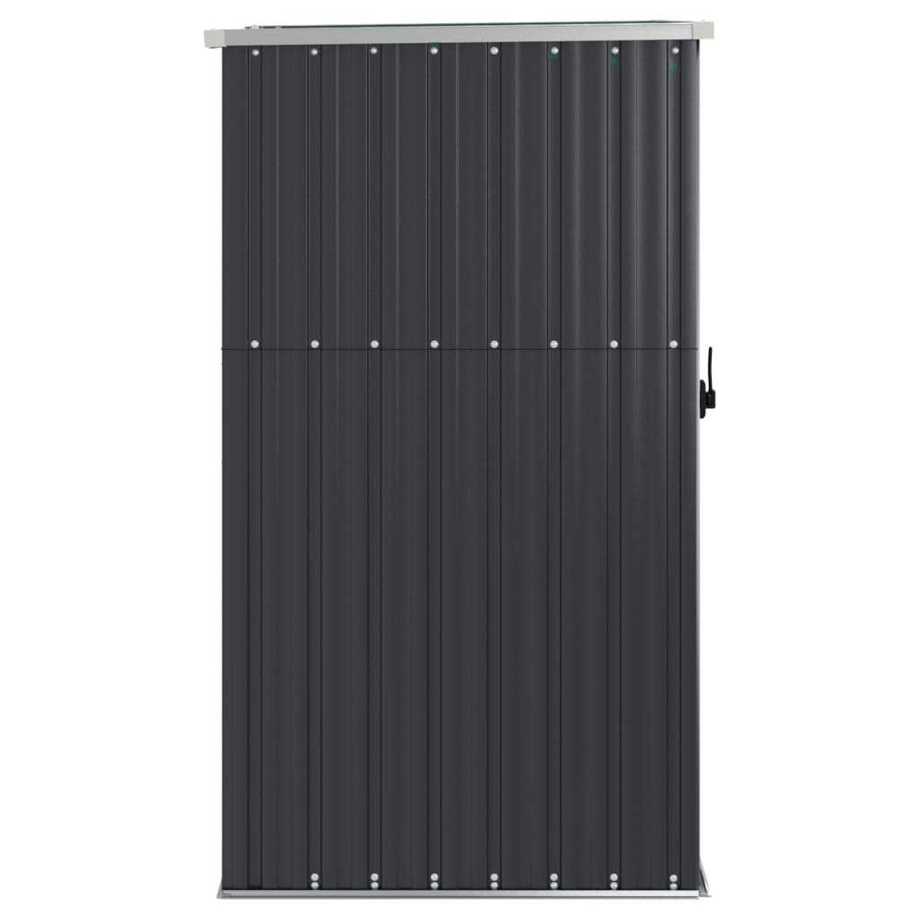 NNEVL Garden Tool Shed Anthracite 88x89x161 cm Galvanised Steel-3