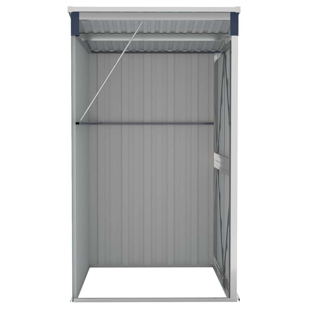 NNEVL Wall-mounted Garden Shed Anthracite 118x100x178 cm Steel-4