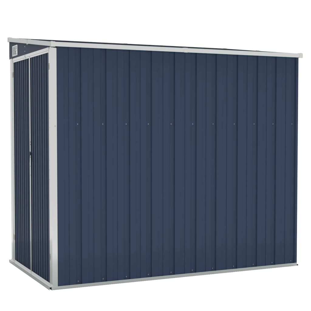 NNEVL Wall-mounted Garden Shed Anthracite 118x194x178 cm Steel-1