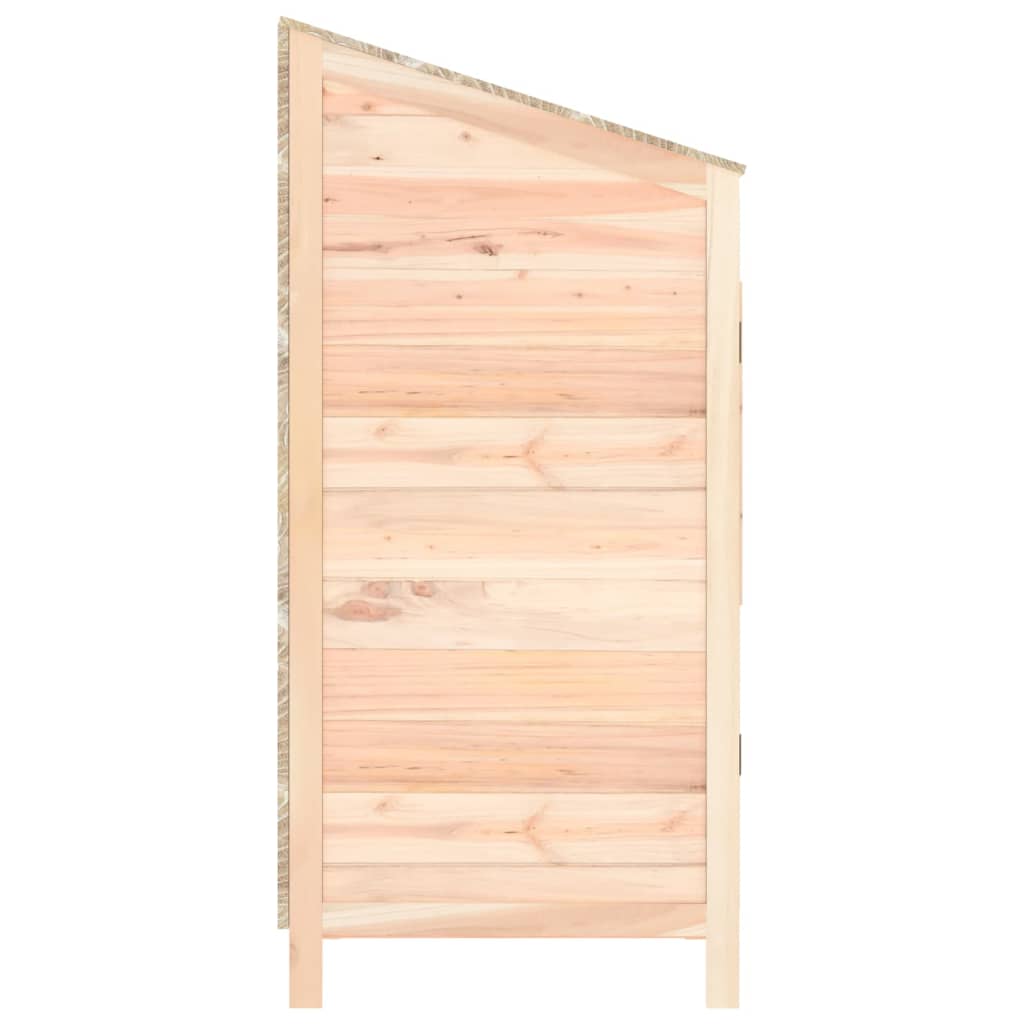 NNEVL Garden Shed 55x52x112 cm Solid Wood Fir-4
