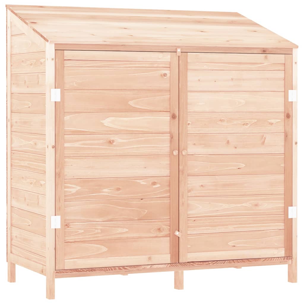 NNEVL Garden Shed 102x52x112 cm Solid Wood Fir-1