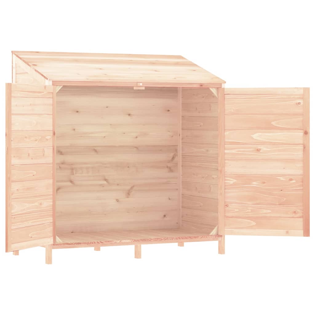 NNEVL Garden Shed 102x52x112 cm Solid Wood Fir-3