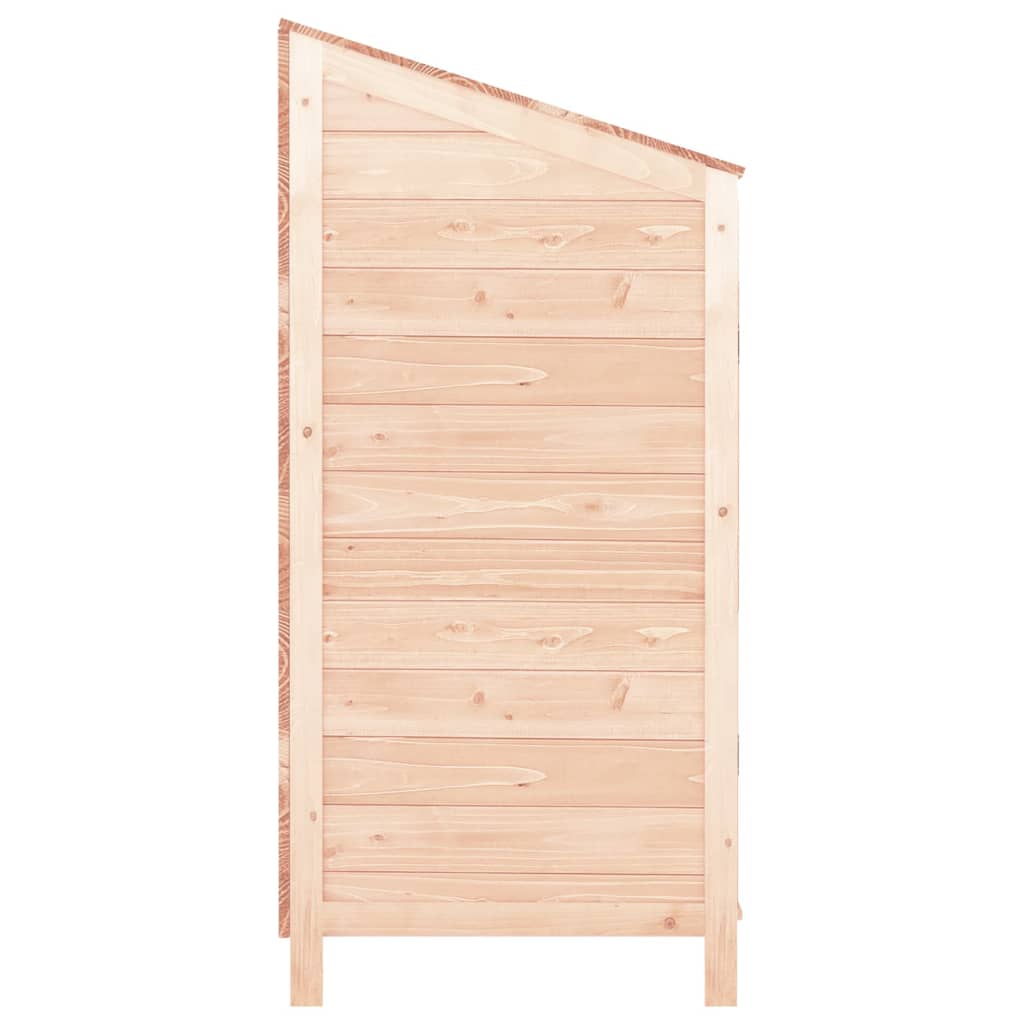 NNEVL Garden Shed 102x52x112 cm Solid Wood Fir-4