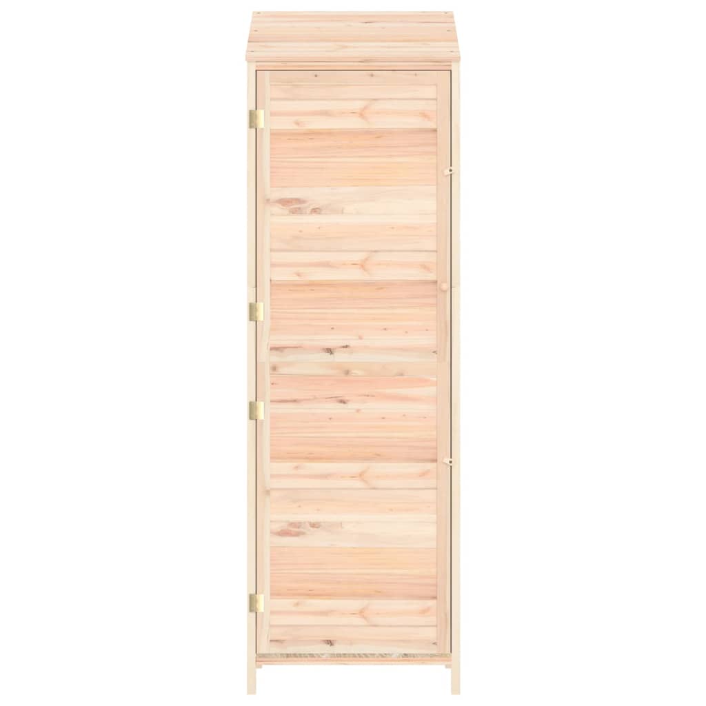 NNEVL Garden Shed 55x52x174.5 cm Solid Wood Fir-3
