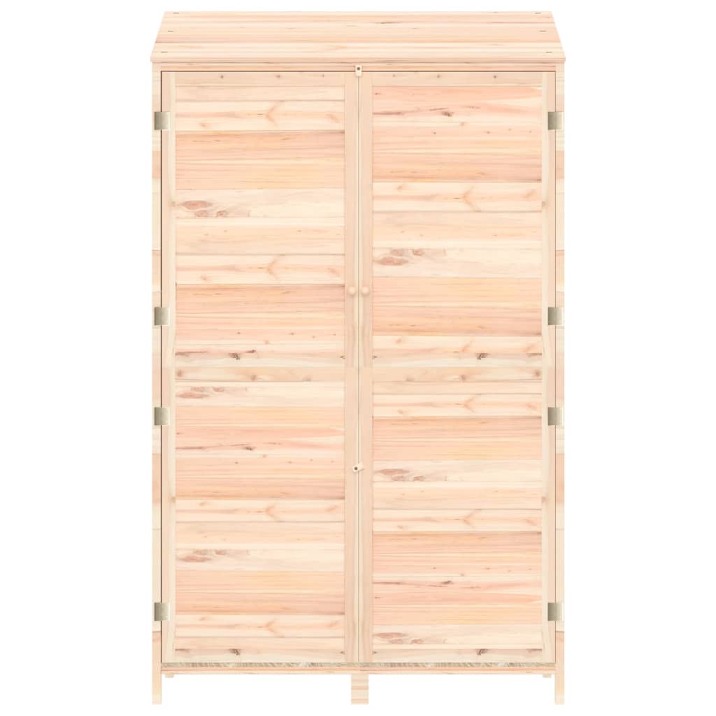 NNEVL Garden Shed 102x52x174.5 cm Solid Wood Fir-3