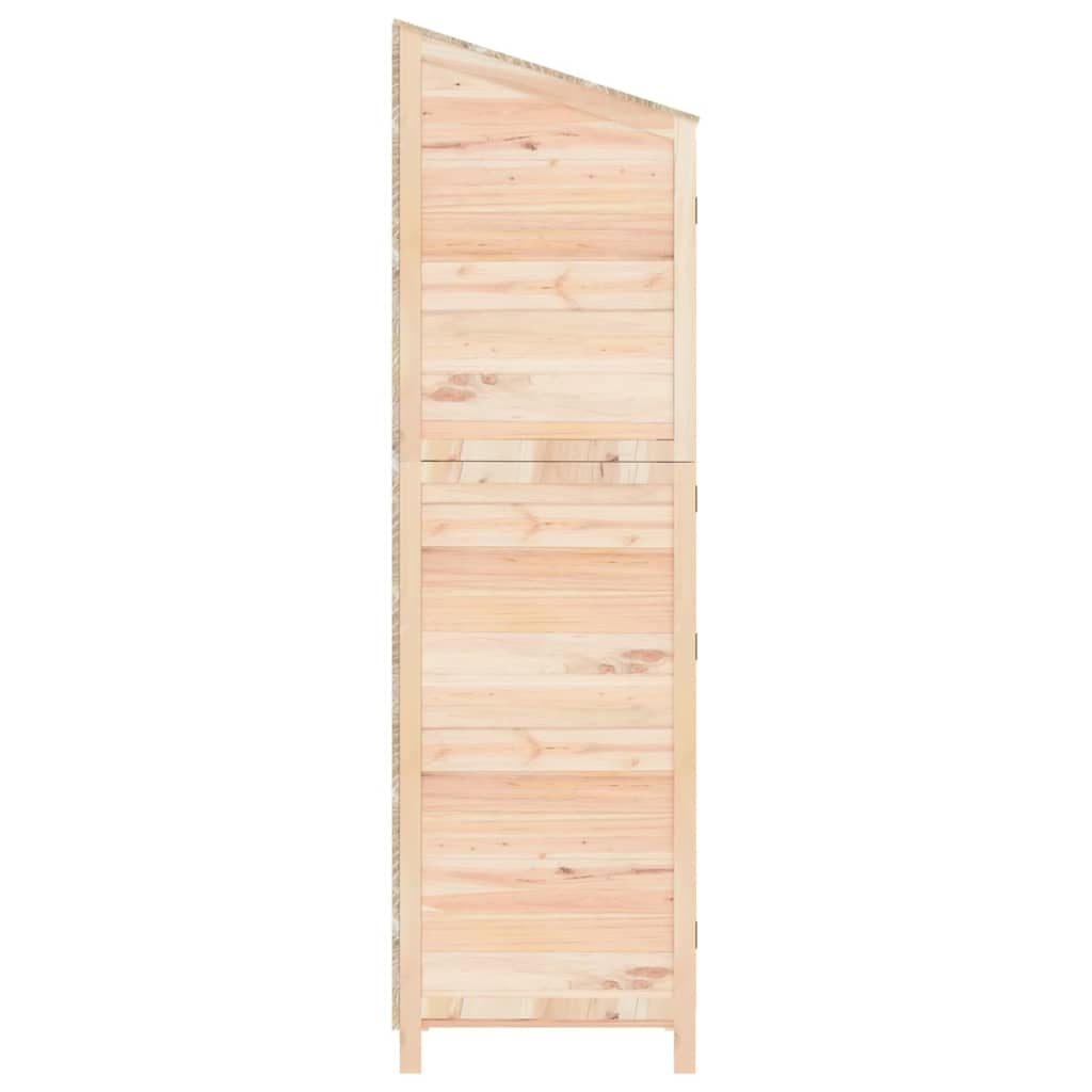 NNEVL Garden Shed 102x52x174.5 cm Solid Wood Fir-4