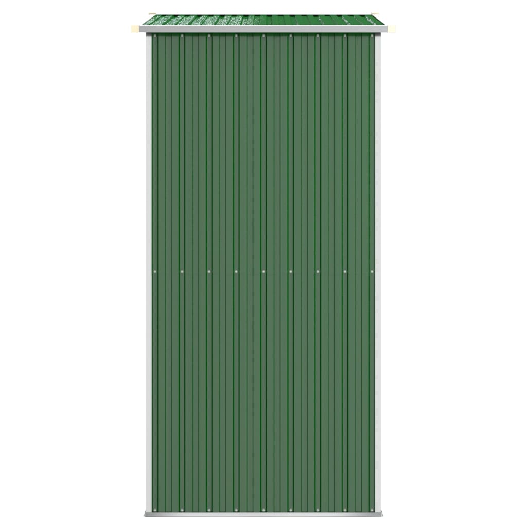 NNEVL Garden Shed Green 192x108x223 cm Galvanised Steel-3