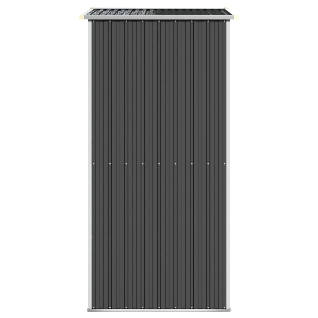 NNEVL Garden Shed Anthracite 192x108x223 cm Galvanised Steel-3