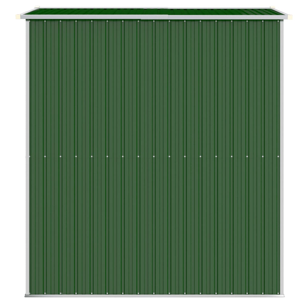 NNEVL Garden Shed Green 192x191x223 cm Galvanised Steel-4