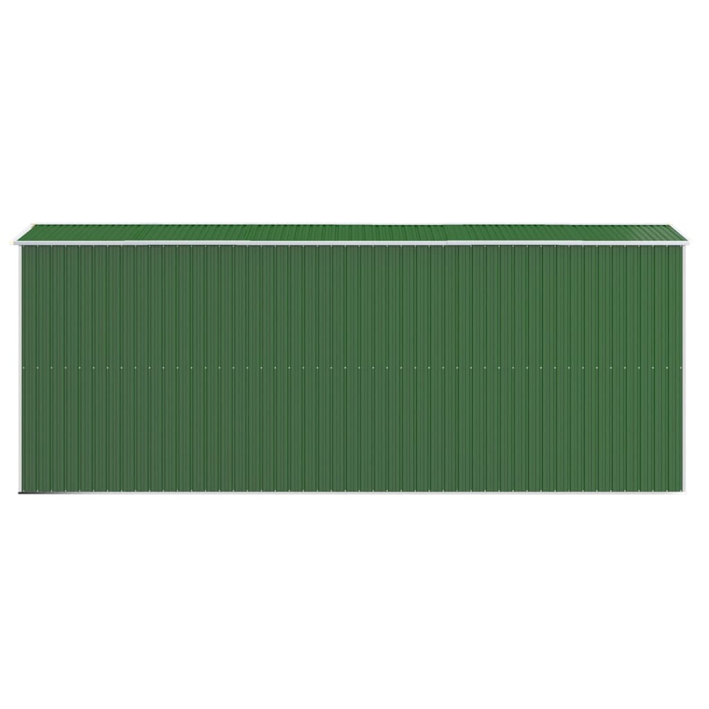 NNEVL Garden Shed Green 192x523x223 cm Galvanised Steel-4