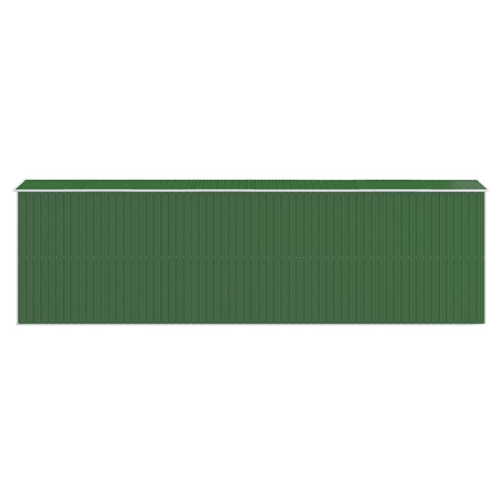 NNEVL Garden Shed Green 192x606x223 cm Galvanised Steel-4