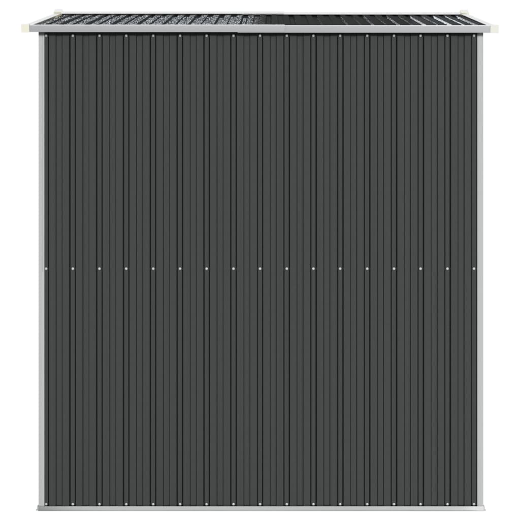 NNEVL Garden Shed Anthracite 192x191x223 cm Galvanised Steel-4