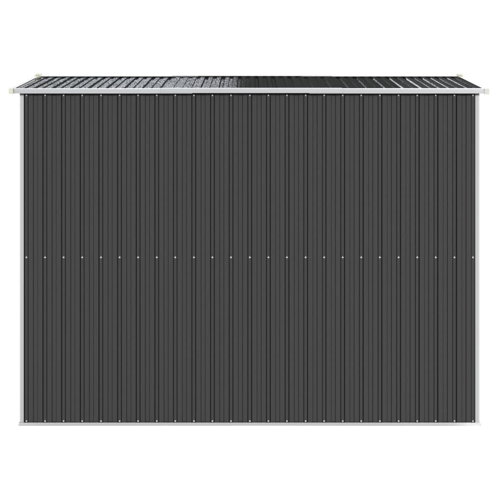 NNEVL Garden Shed Anthracite 192x274x223 cm Galvanised Steel-4