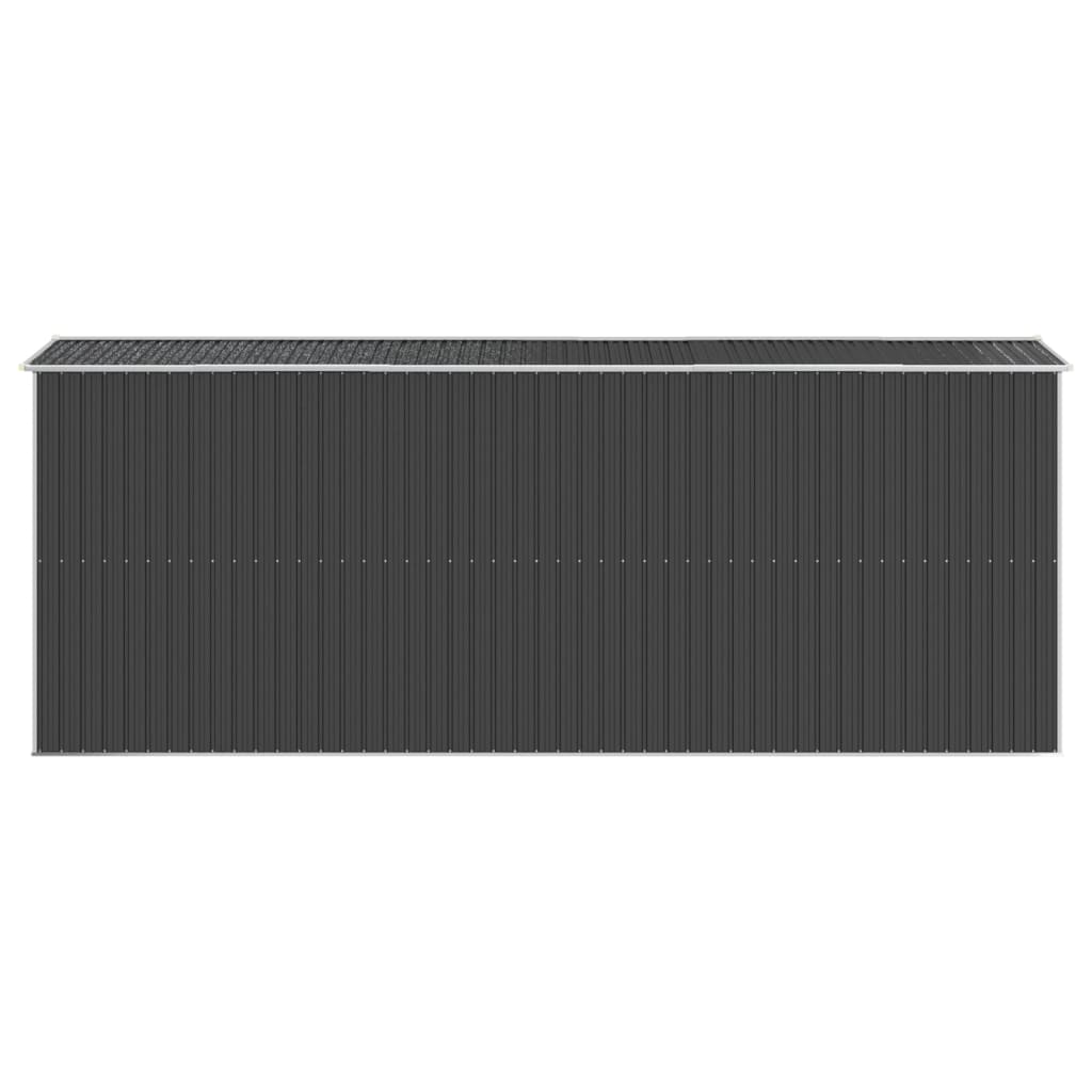 NNEVL Garden Shed Anthracite 192x523x223 cm Galvanised Steel-4