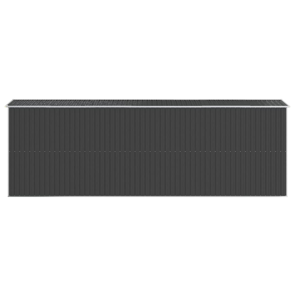 NNEVL Garden Shed Anthracite 192x606x223 cm Galvanised Steel-4