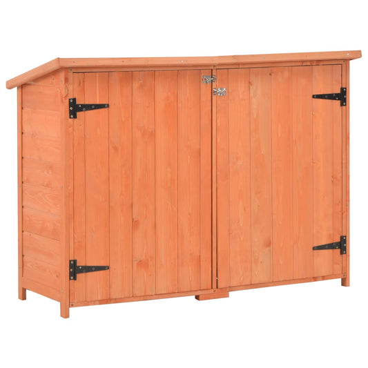 NNEVL Garden Storage Shed 120x50x91 cm Wood-0