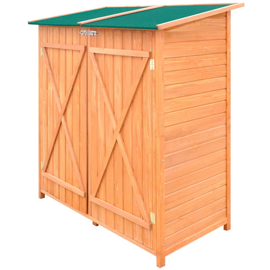 NNEVL Wooden Shed Garden Tool Shed Storage Room Large-0
