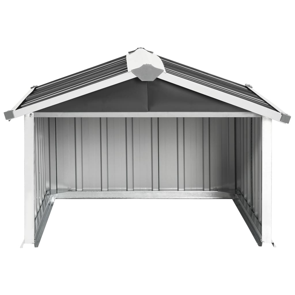 NNEVL Garden Robot Lawnmower Shed 92x97x63 cm Galvanised Steel Anthracite-3