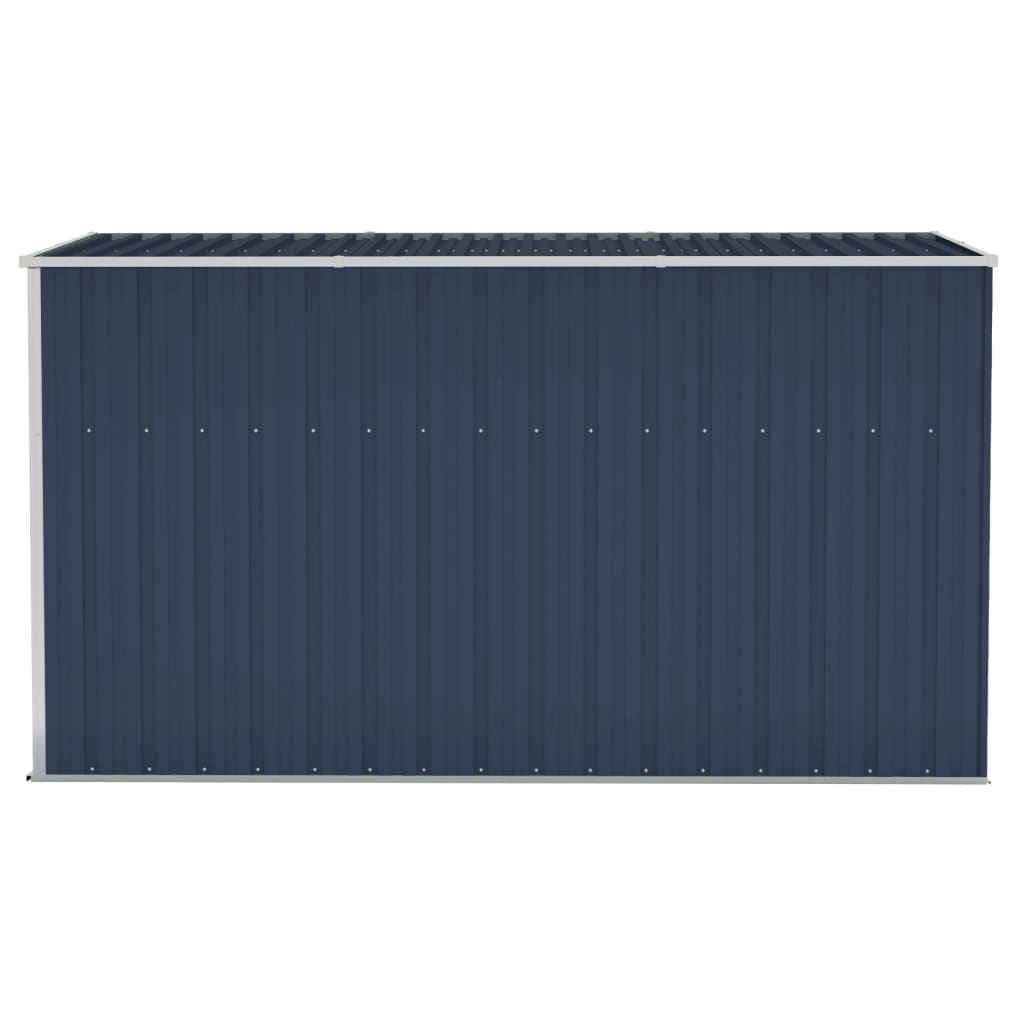 NNEVL Wall-mounted Garden Shed Anthracite 118x288x178 cm Steel-3