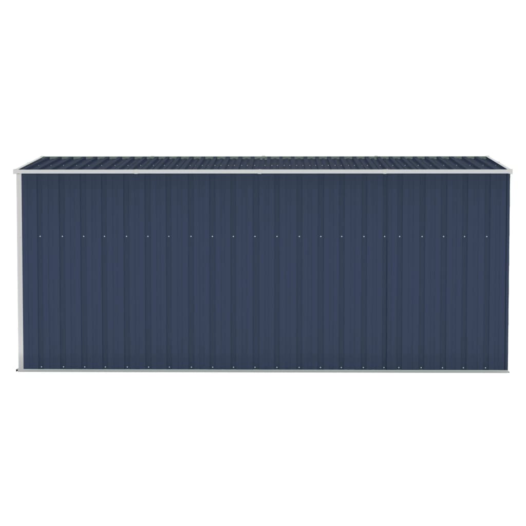NNEVL Wall-mounted Garden Shed Anthracite 118x382x178 cm Steel-3
