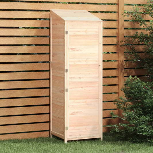 NNEVL Garden Shed 55x52x174.5 cm Solid Wood Fir-0