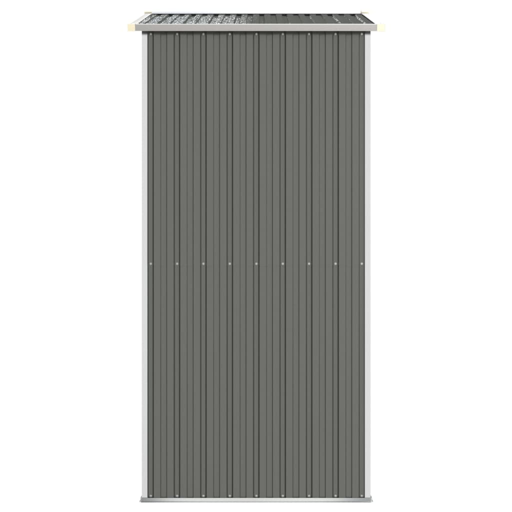 NNEVL Garden Shed Light Grey 192x108x223 cm Galvanised Steel-3