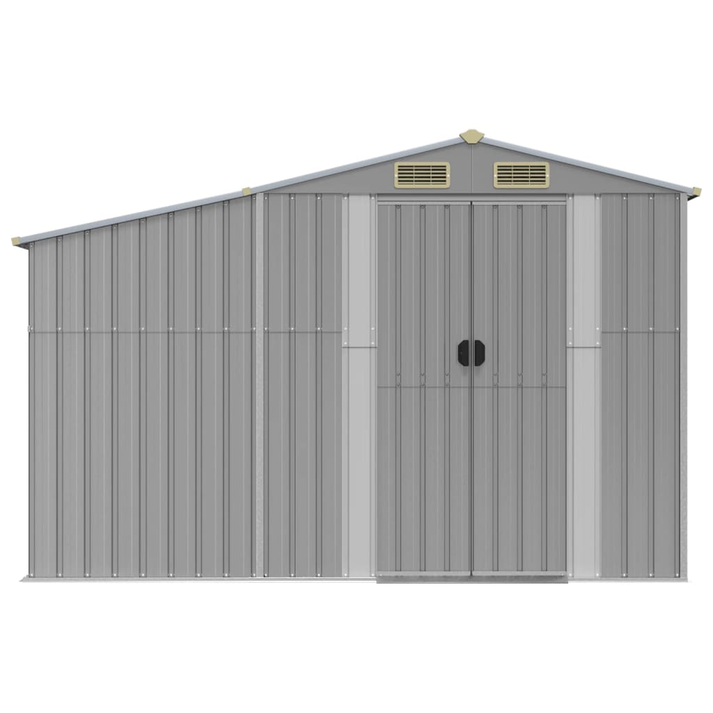 NNEVL Garden Shed Grey 277x365.5x179 cm Galvanised Steel-3