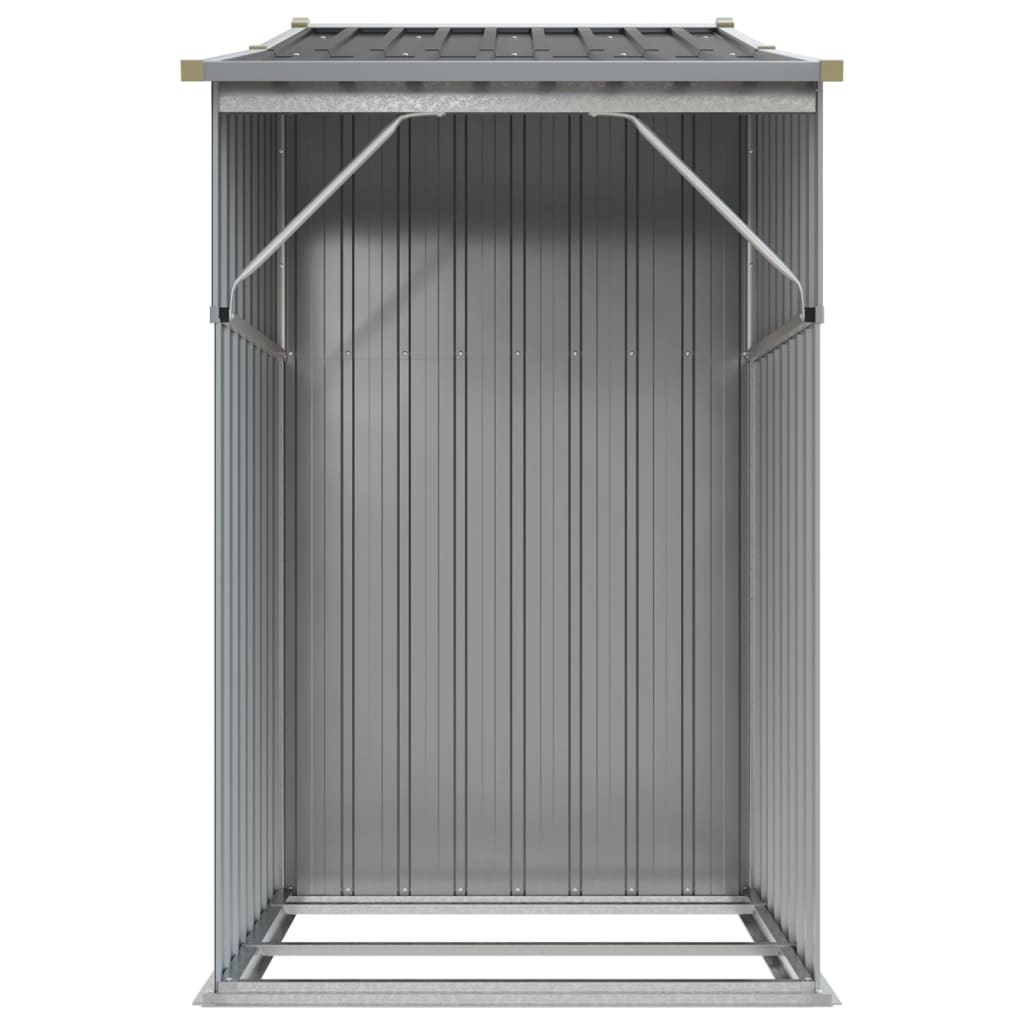 NNEVL Garden Shed Grey 277x93x179 cm Galvanised Steel-4